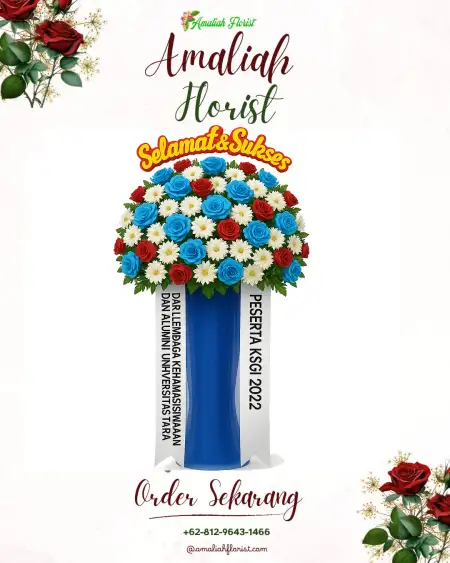 Standing Flowers Gapura Indra Function Hall Serang